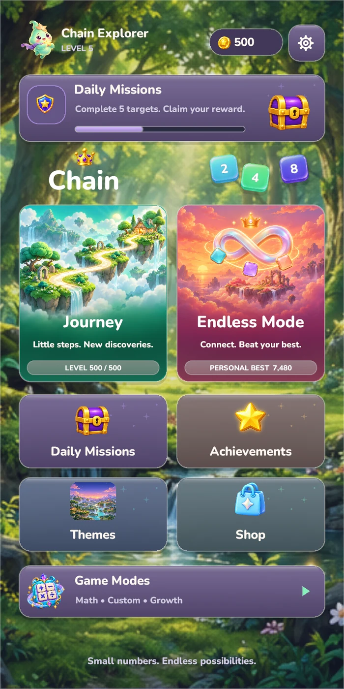 Chain ana ekranı